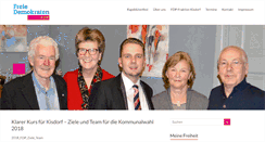Desktop Screenshot of fdp-kisdorf.de